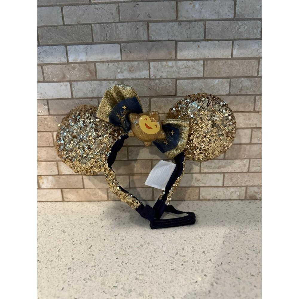 Disney Parks 100 Wish Sequined Adaptive Ear Headband